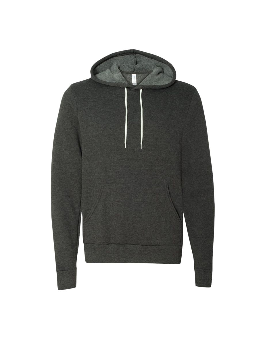 Canvas Unisex Pullover Hooded Sweatshirt / Hoodie - Dark Grey Heather