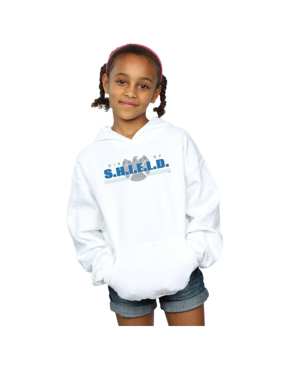 Marvel Girls Agents of S.H.I.E.L.D. Director Of S.H.I.E.L.D. Hoodie - White