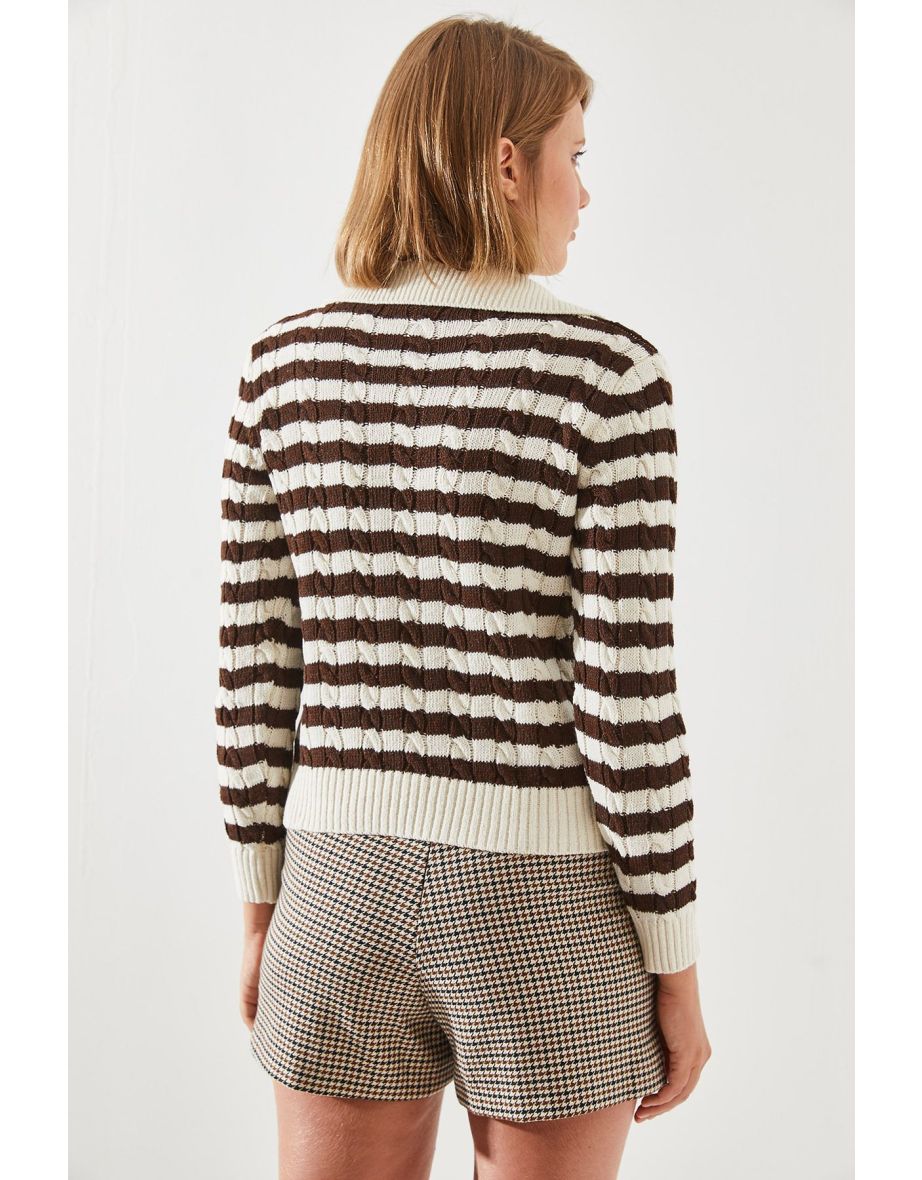 Hair Polo Neck Sweater - 4