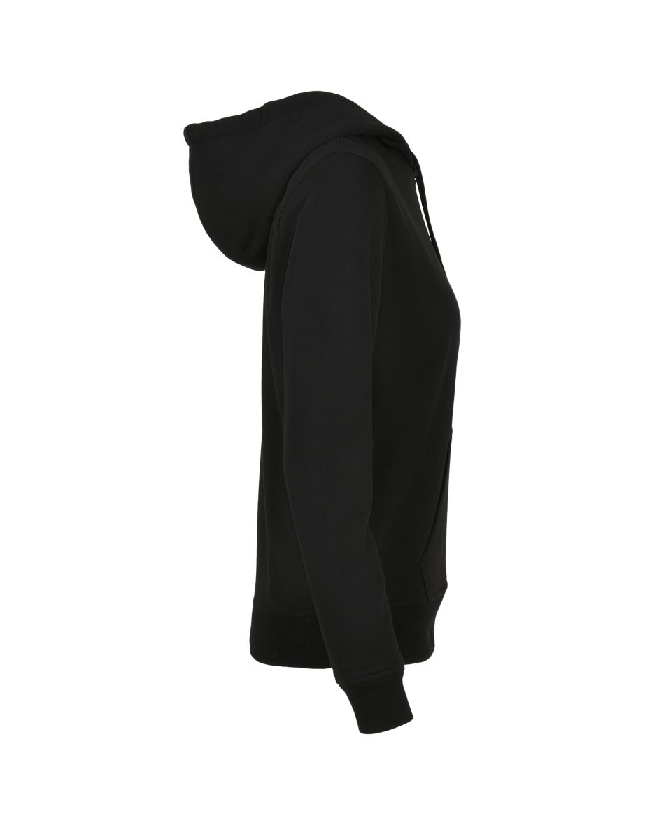 Womens/Ladies Basic Hoodie - Black - 3