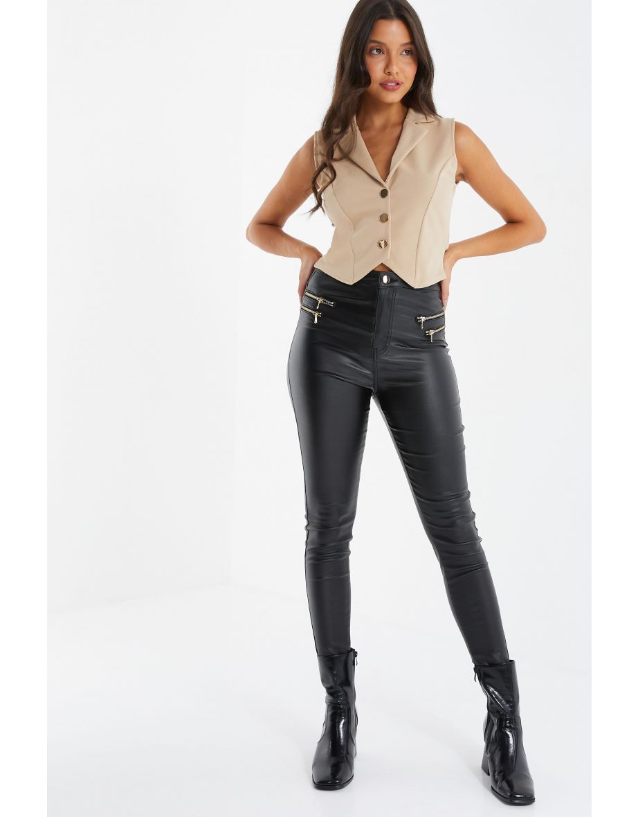 Quiz hot sale leather trousers