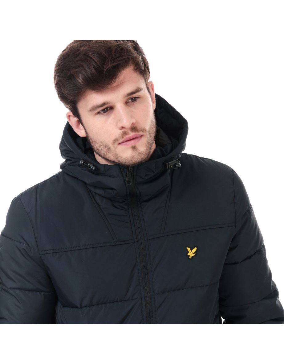 Men's Lyle And Scott Wadded Jacket in Blue - 5