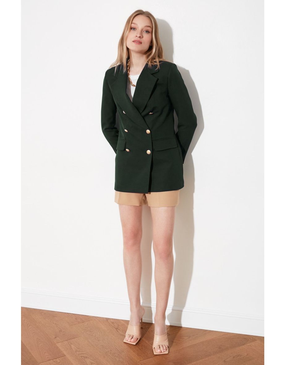 Khaki blazer jacket hotsell