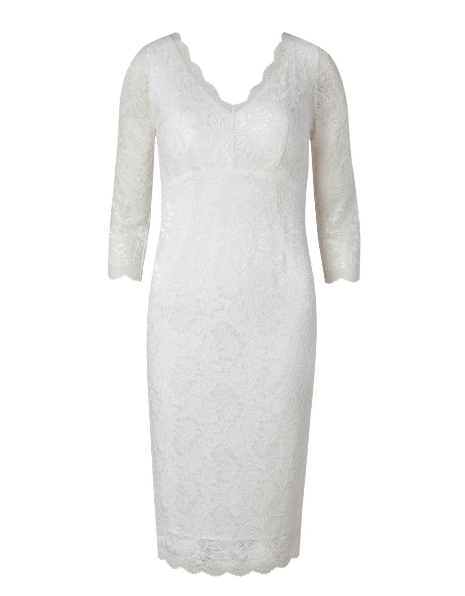 Anya Lace Wedding Dress Ivory - 3