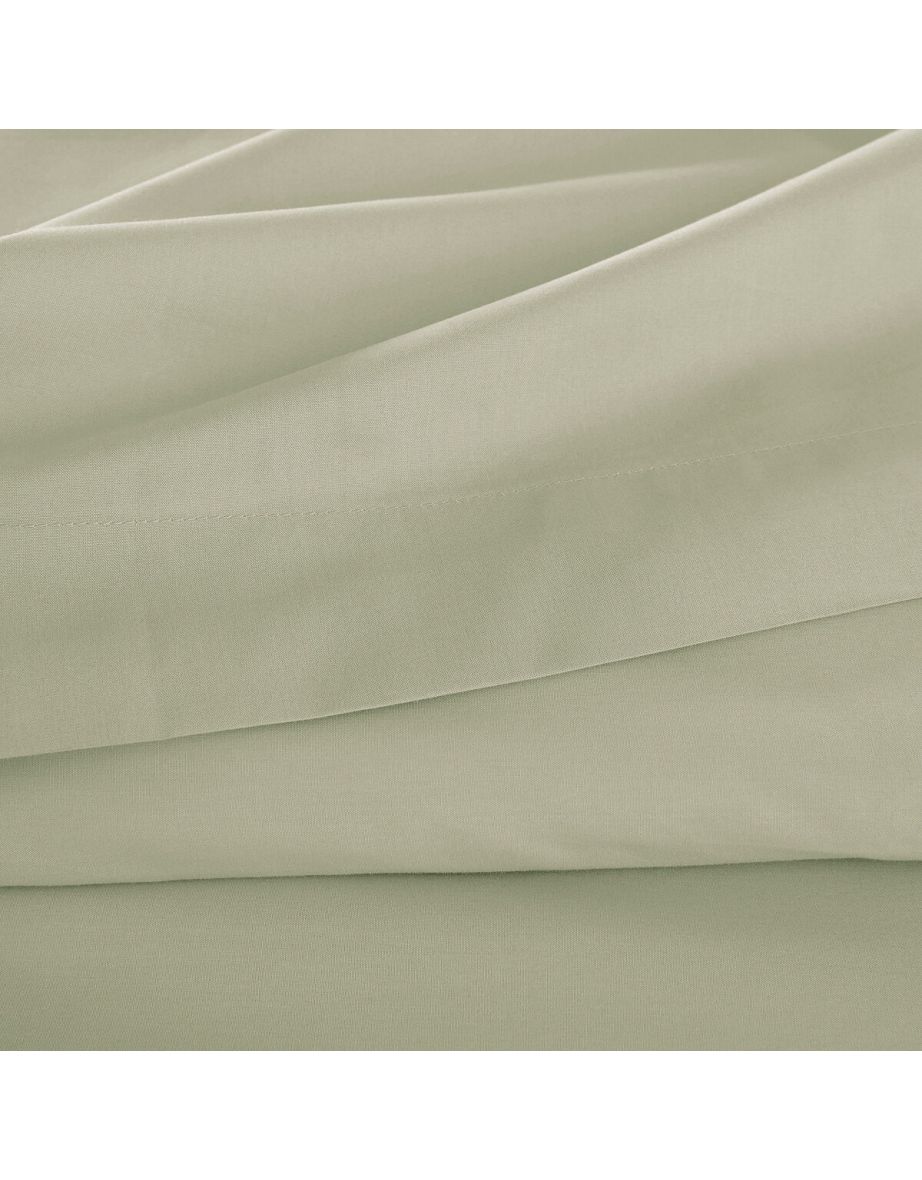 100% Cotton Percale 200 Thread Count Pillowcase - 2