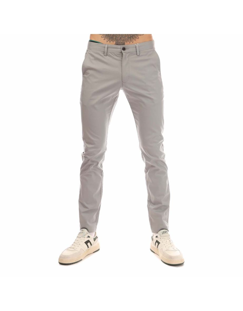 Men's Gant TP Hallden Sports Chinos in Grey