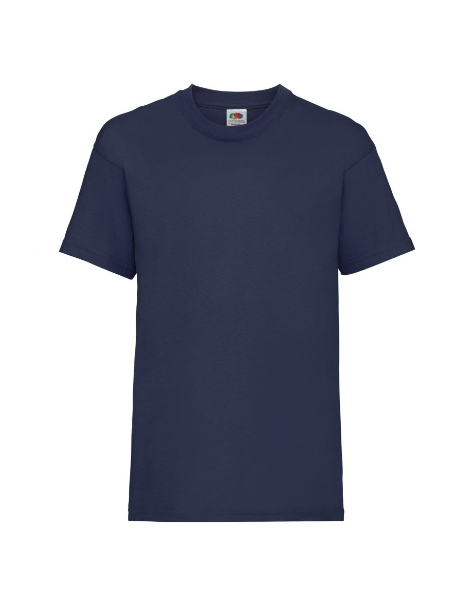 Fruit Of The Loom Childrens/Kids Unisex Valueweight Short Sleeve T-Shirt - Navy