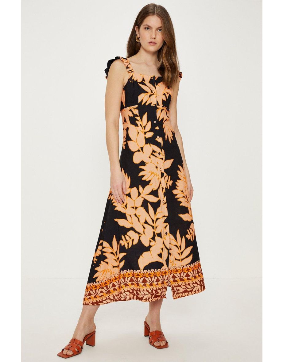 Oasis palm hotsell print dress