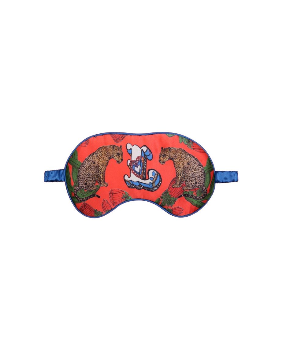 Silk Eye Mask / "L for Leopard" - 1