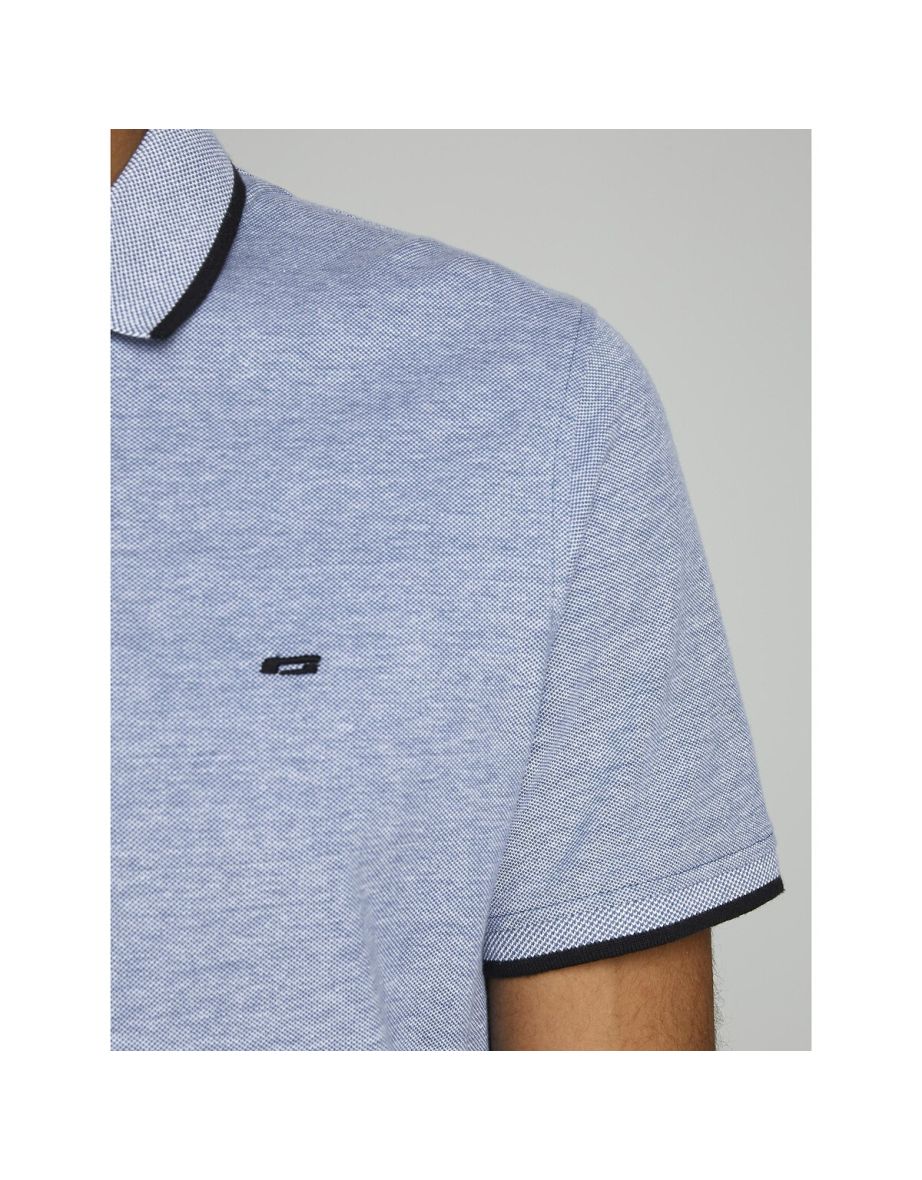 Cotton Pique Polo Shirt with Short Sleeves - 5