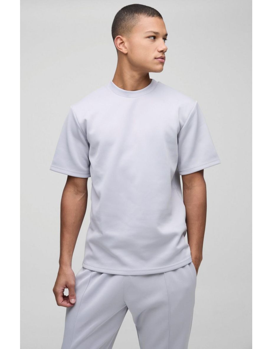Scuba T-Shirt & Jogger Long Set - grey - 2