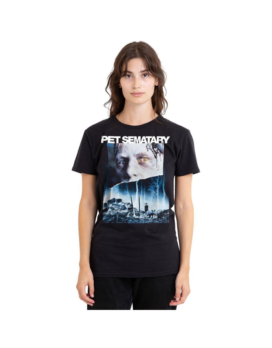 Pet Sematary Unisex Adult Poster T-Shirt - Black