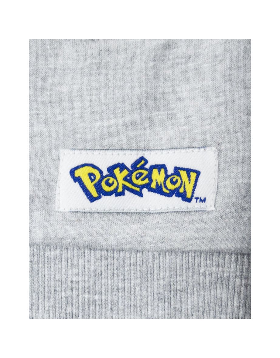 Pokemon Boys Gotta Catch Em All Pokeball Full Zip Drawstring Hoodie - Grey - 3
