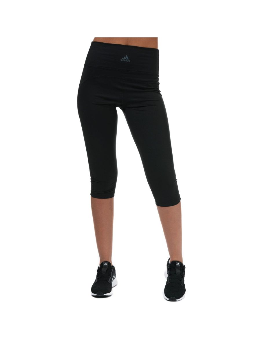 Women's adidas Believe This High-Rise Soft Capri Tights in Black