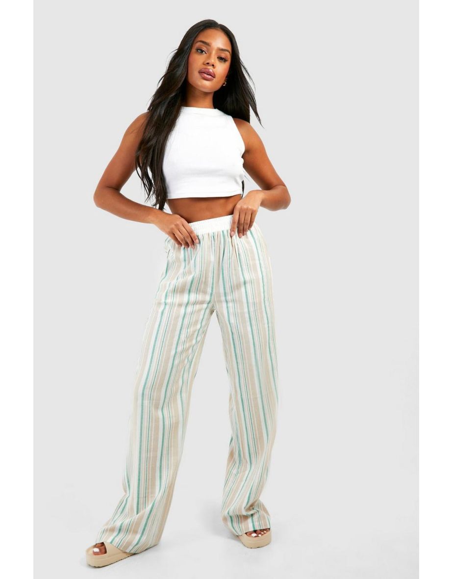 Multi stripe trousers on sale