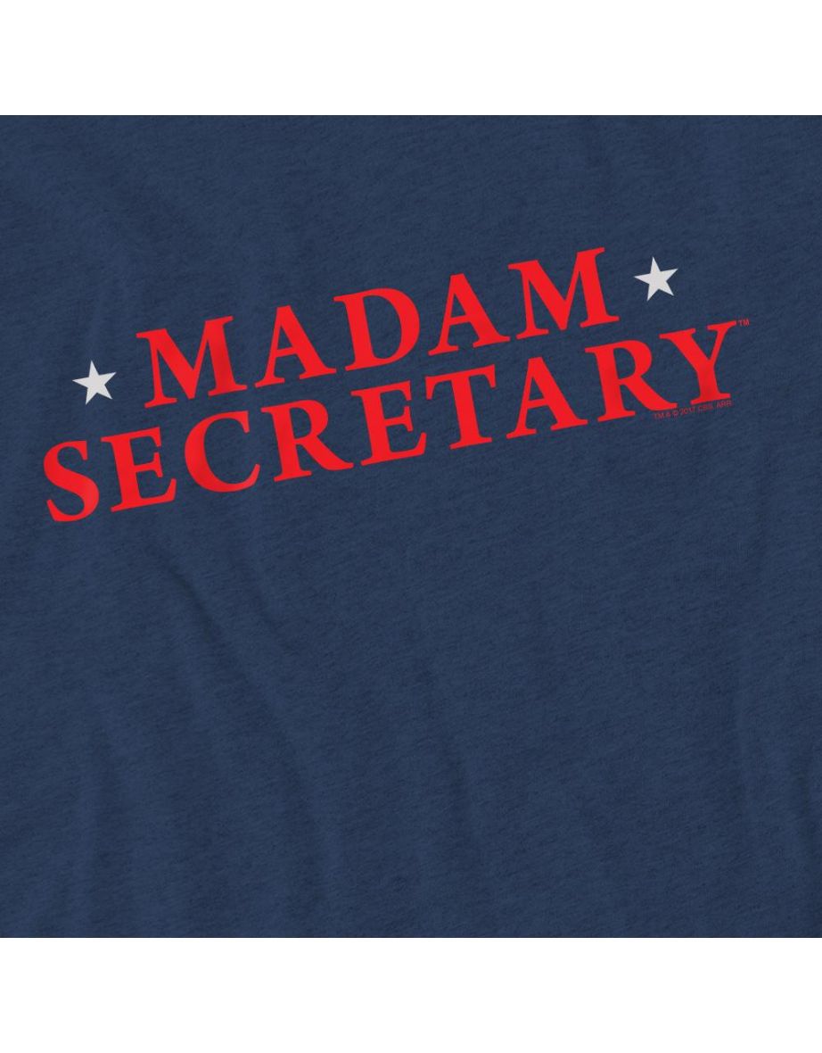 Madam Secretary Unisex Adult Logo T-Shirt - Navy - 3