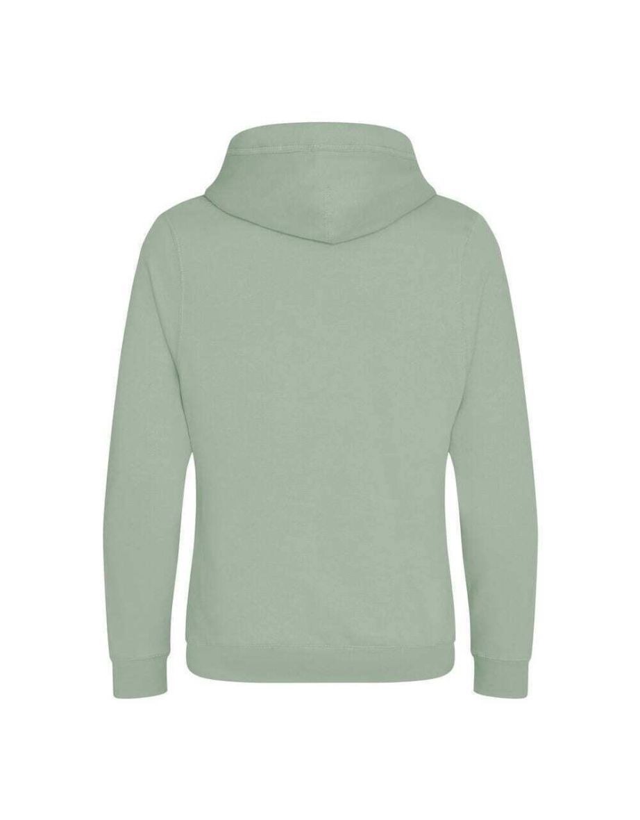 AWDis Hoods Mens Cross Neck Hoodie - Dusty Green - 1