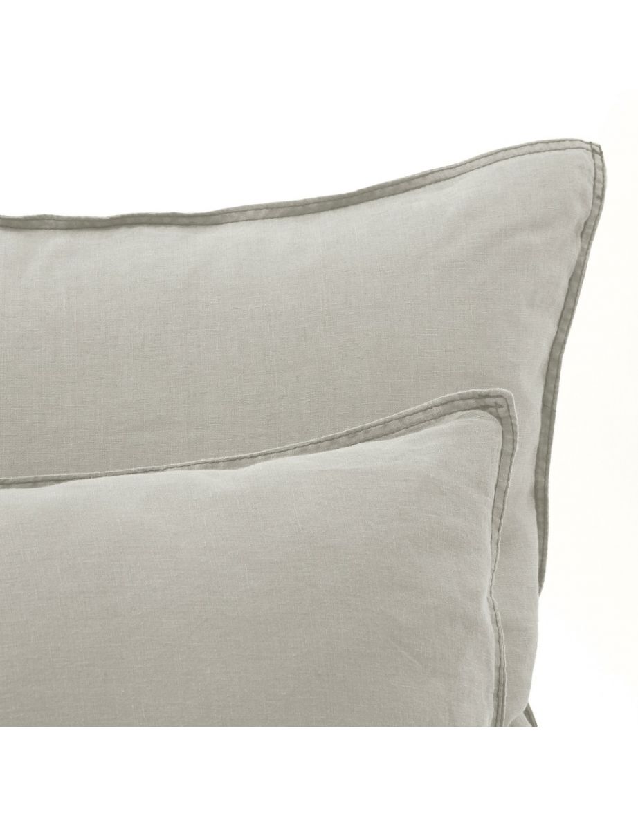 HELM Pillowcase In Faded Hemp Fabric - 1