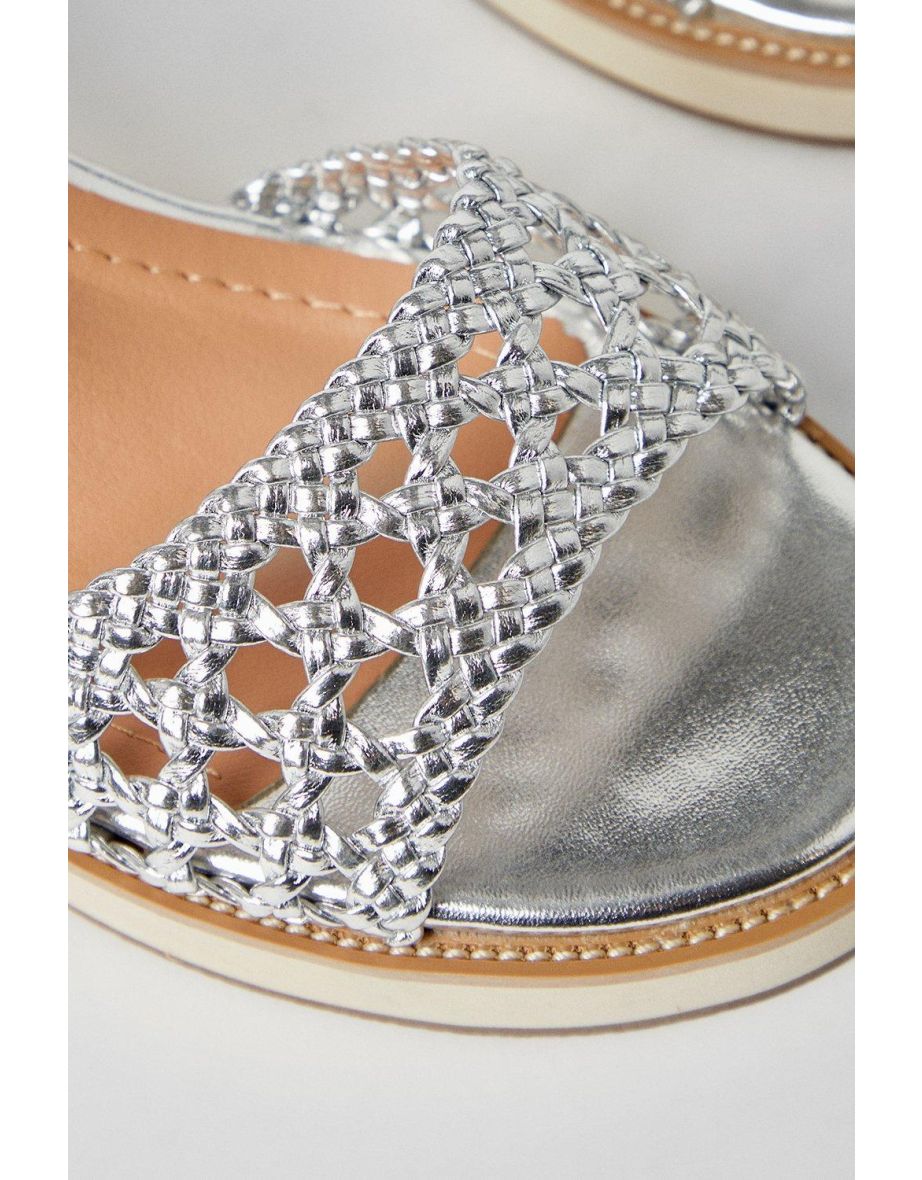 Good For The Sole: Rita Comfort Crochet High Wedges - 3
