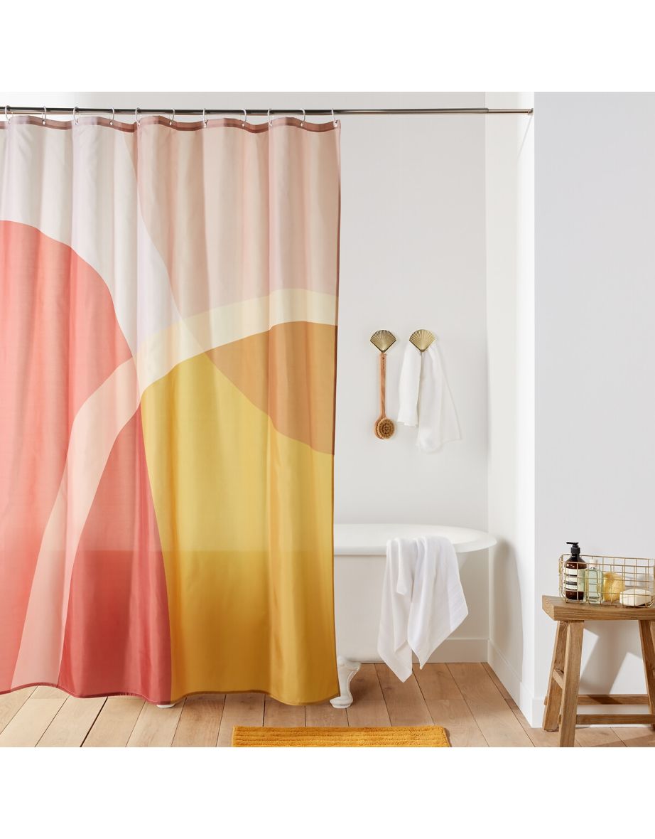 Urbana Patterned Shower Curtain - 1