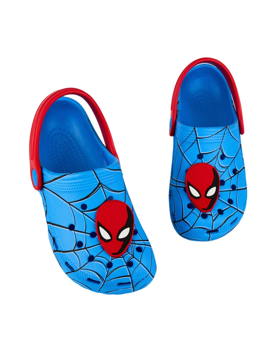 Spider-Man Boys Printed Clogs - Blue/Red - 3