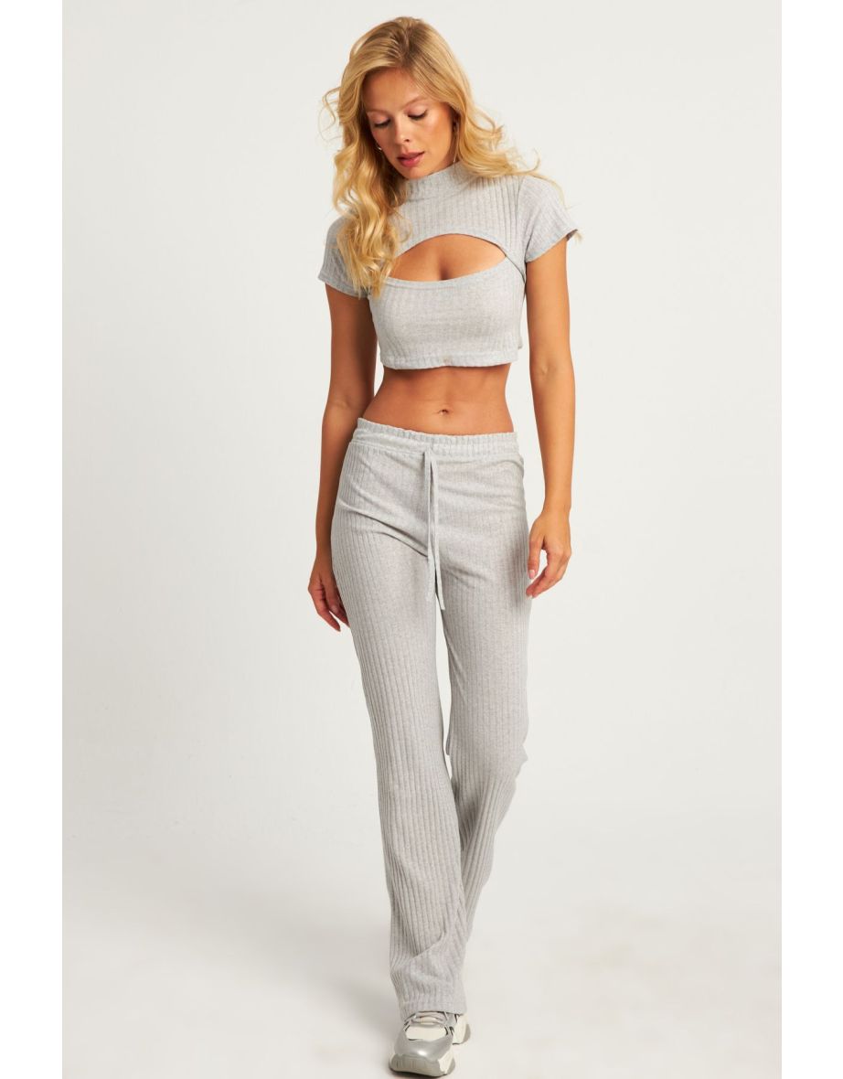 Women's Gray Window Suit - 3