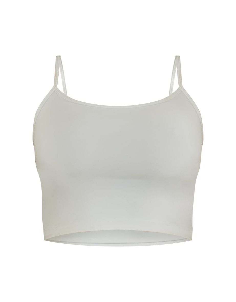 Light Grey Contour Sculpt Strappy Top - 4