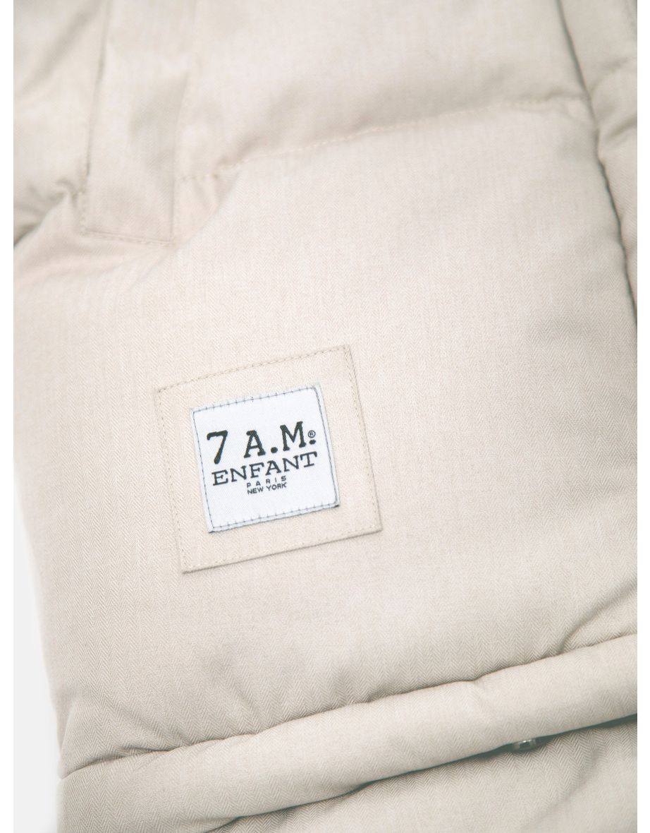 7AM Enfant Baby Blanket 212 Evolution Tundra Nest in Ivory - 3