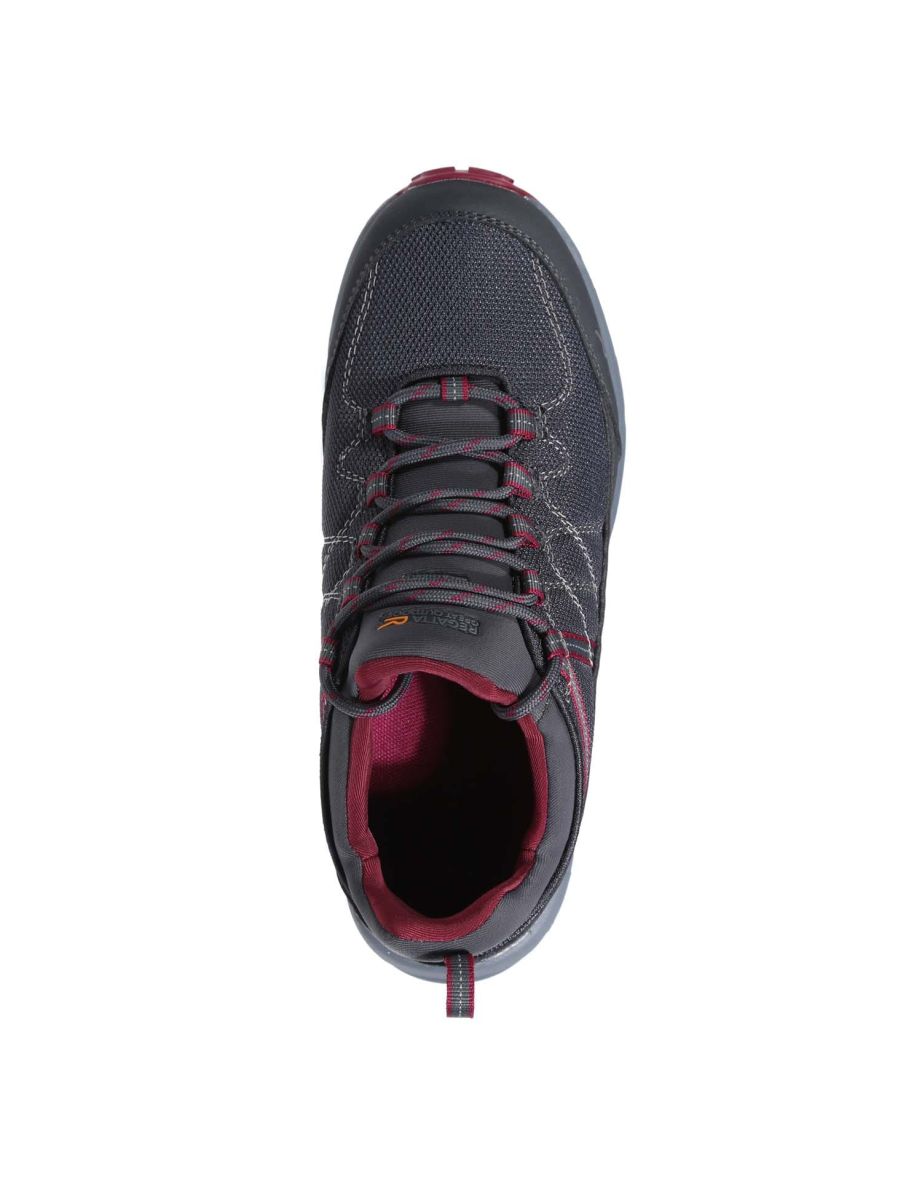 Women's Regatta Lady Samaris Lite Waterproof Low Walking Shoes in Grey - 5