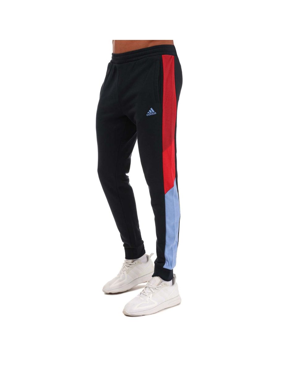 Mens adidas 3 stripe joggers hotsell