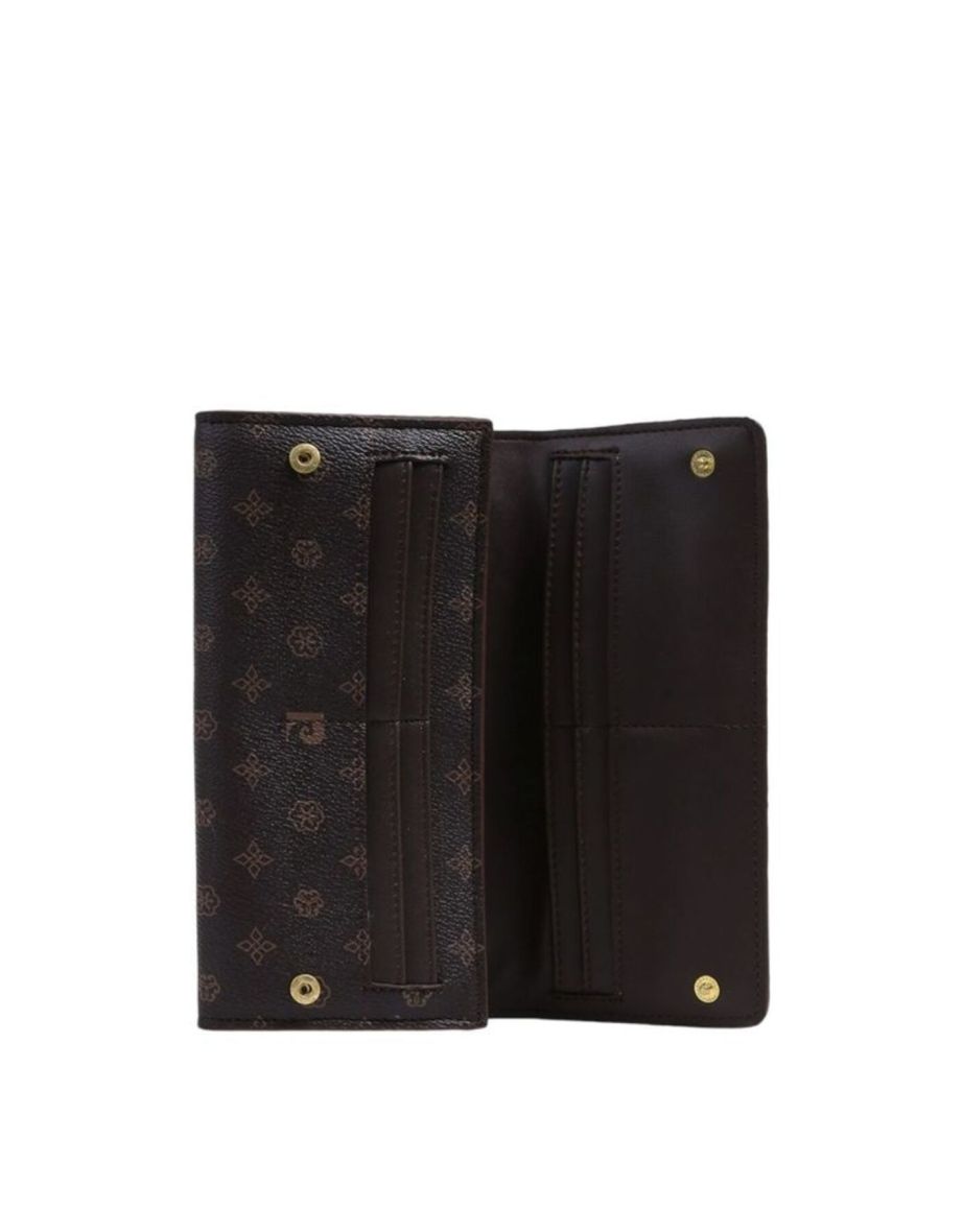 Monogram Brown Women's Portfolio & Clutch Bag - 2