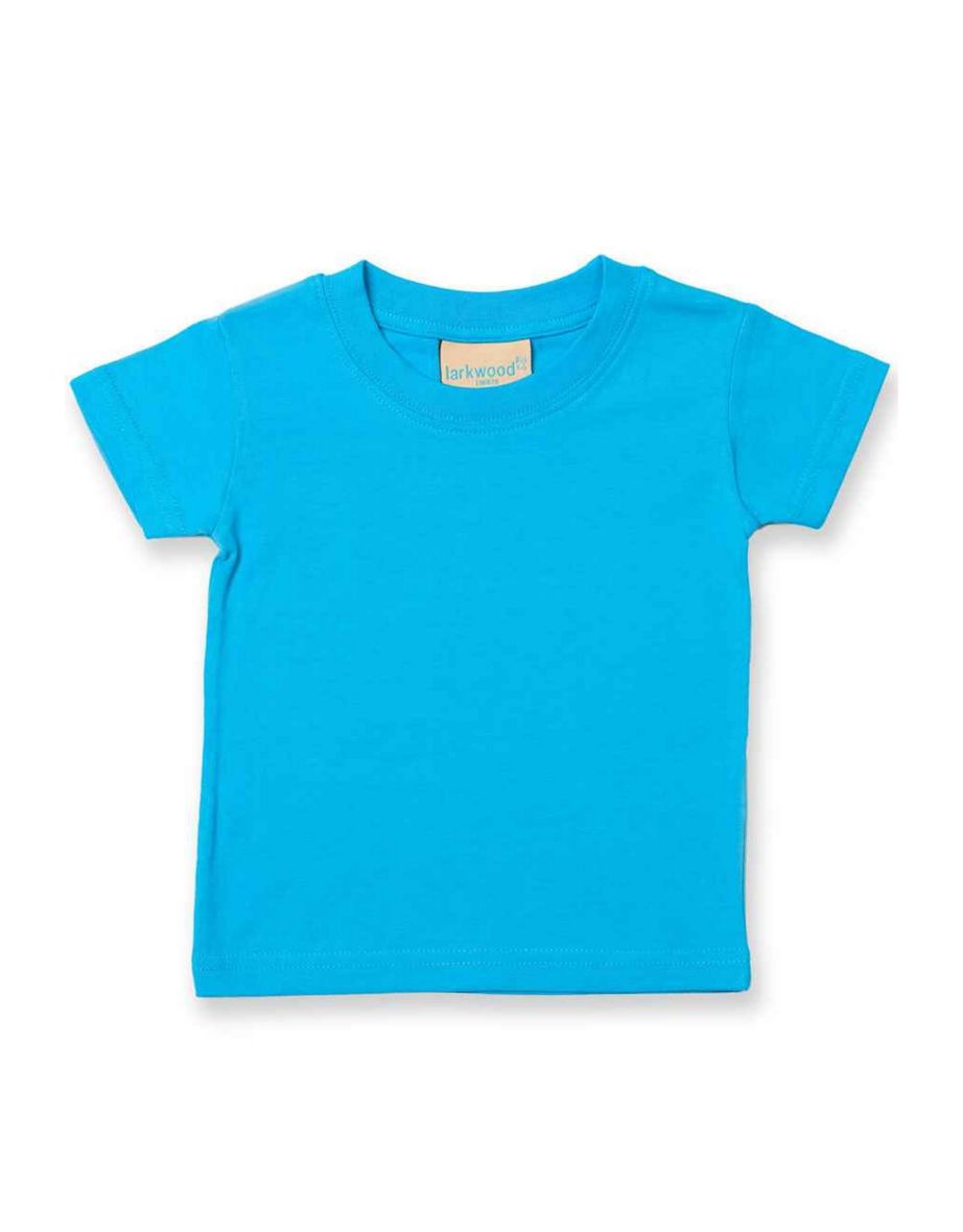 Larkwood Baby Plain T-Shirt - Turquoise