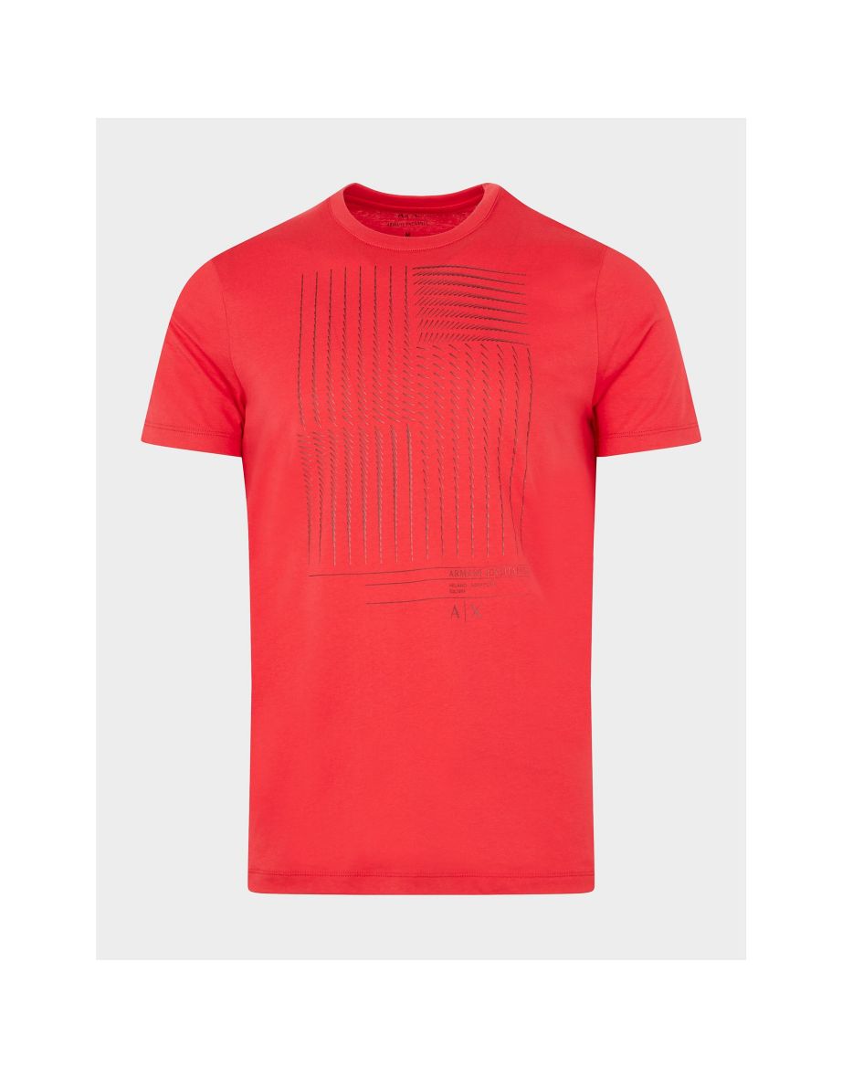 Men's Armani Exchange Graphic T-Shirt in Red - 4