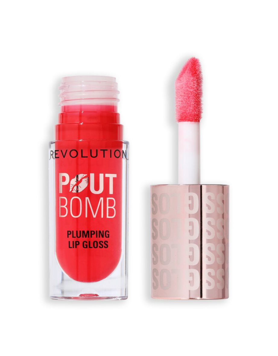Revolution Pout Bomb Plumping Gloss Cherry Sheer Red
