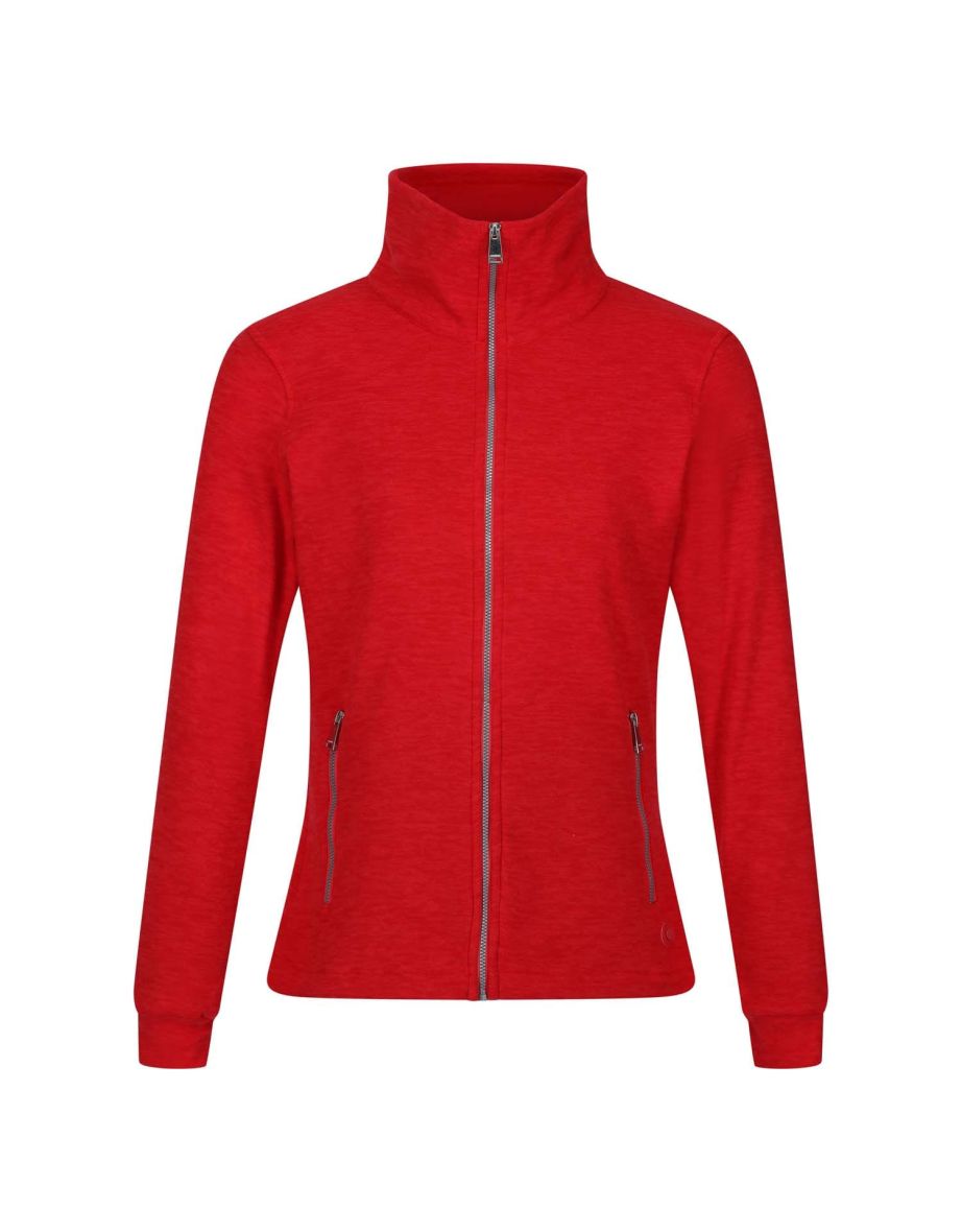 Women's Regatta Azaelia Breathable Full-Zip Fleece in Red