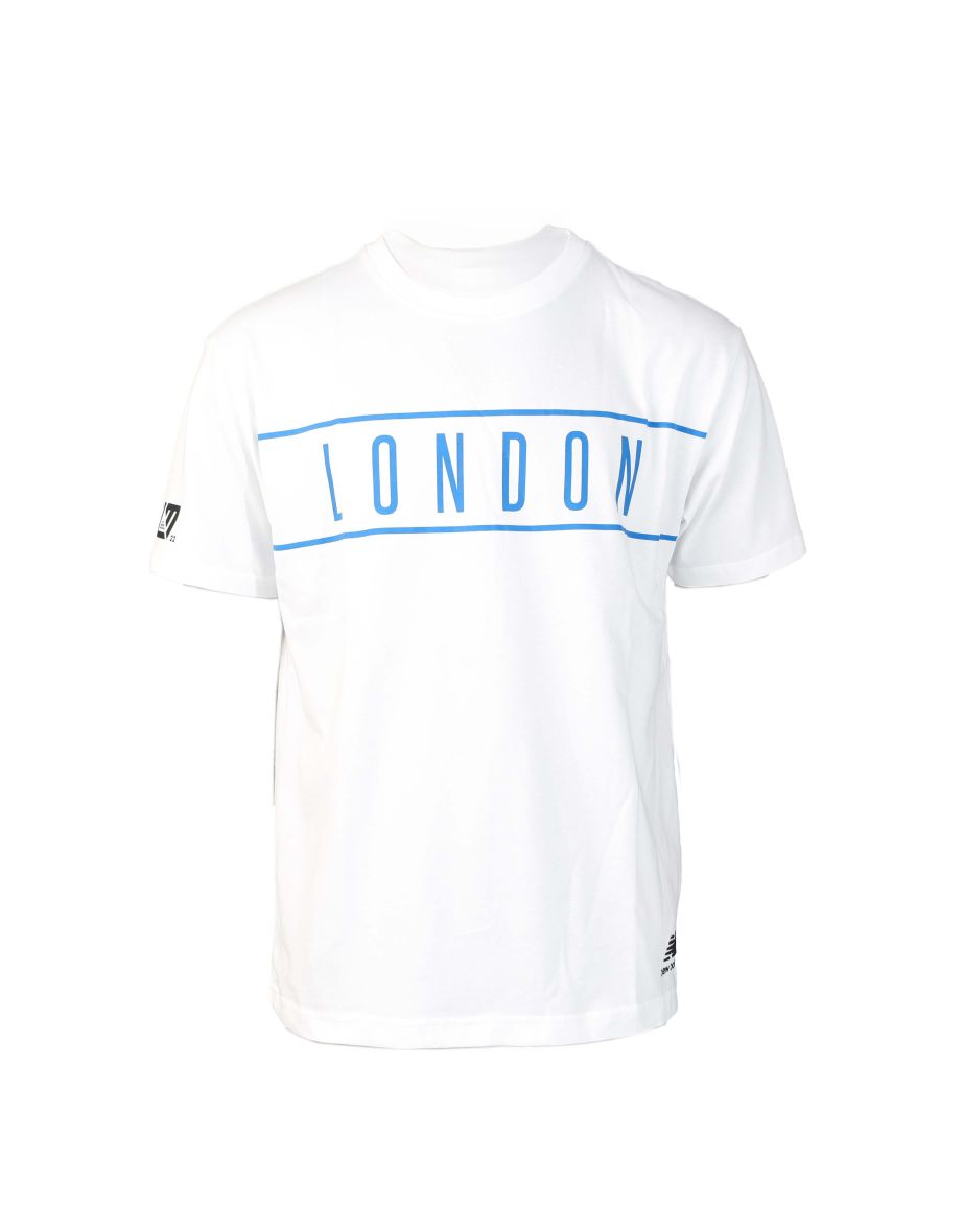 Shop Men s New Balance NB Athletics Amplified T Shirt in White Online in Bahrain VogaCloset