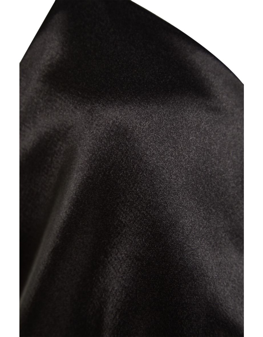Pajama Set - Black - Plain - 7