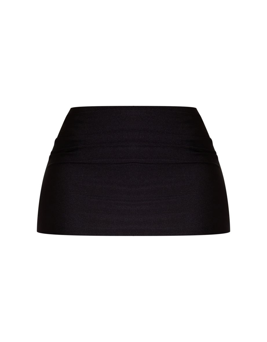Shape Black Disco Sculpt Micro Mini Skirt - 5