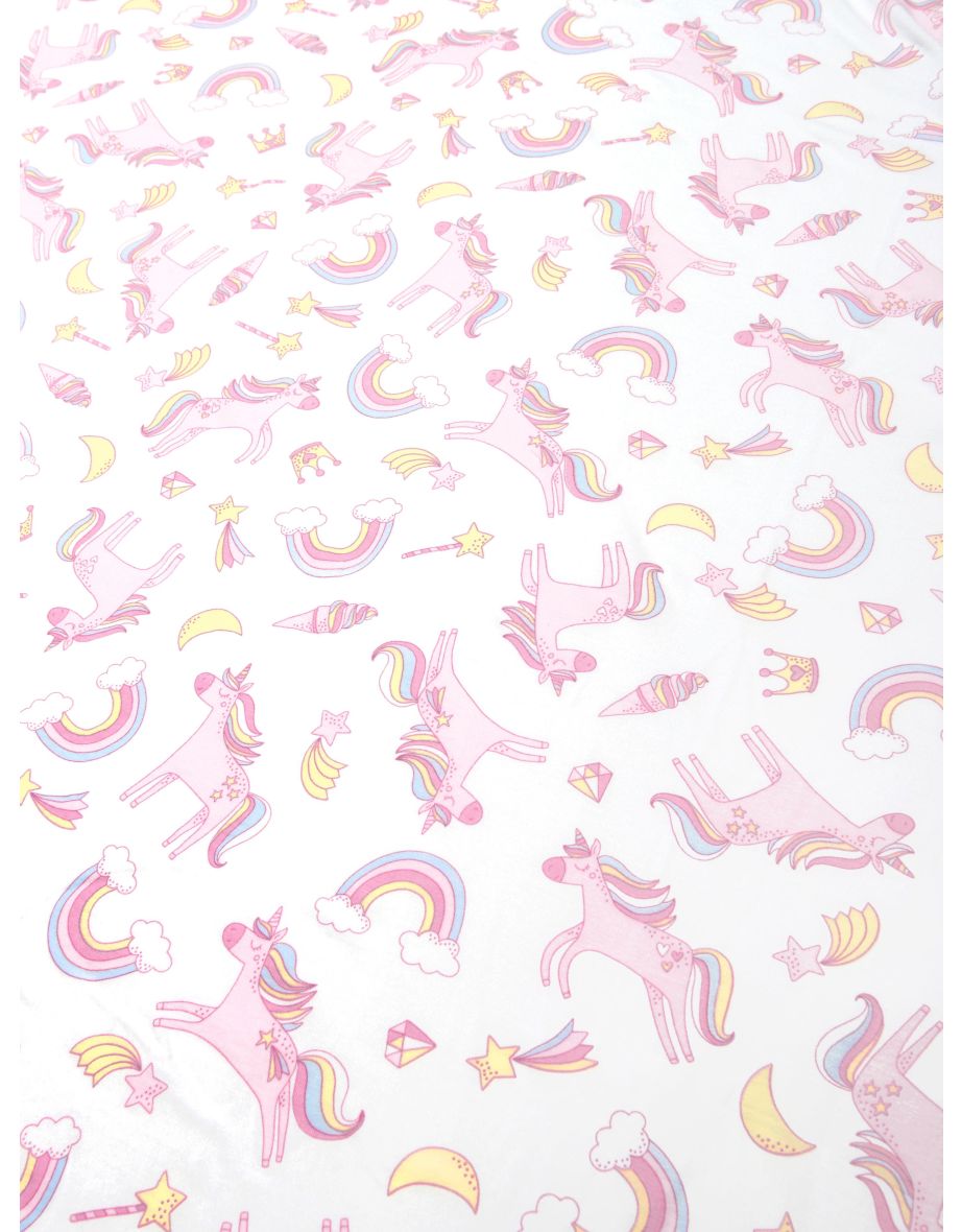 Baby Girls Believe In Magic Swaddle Blanket in White - 3