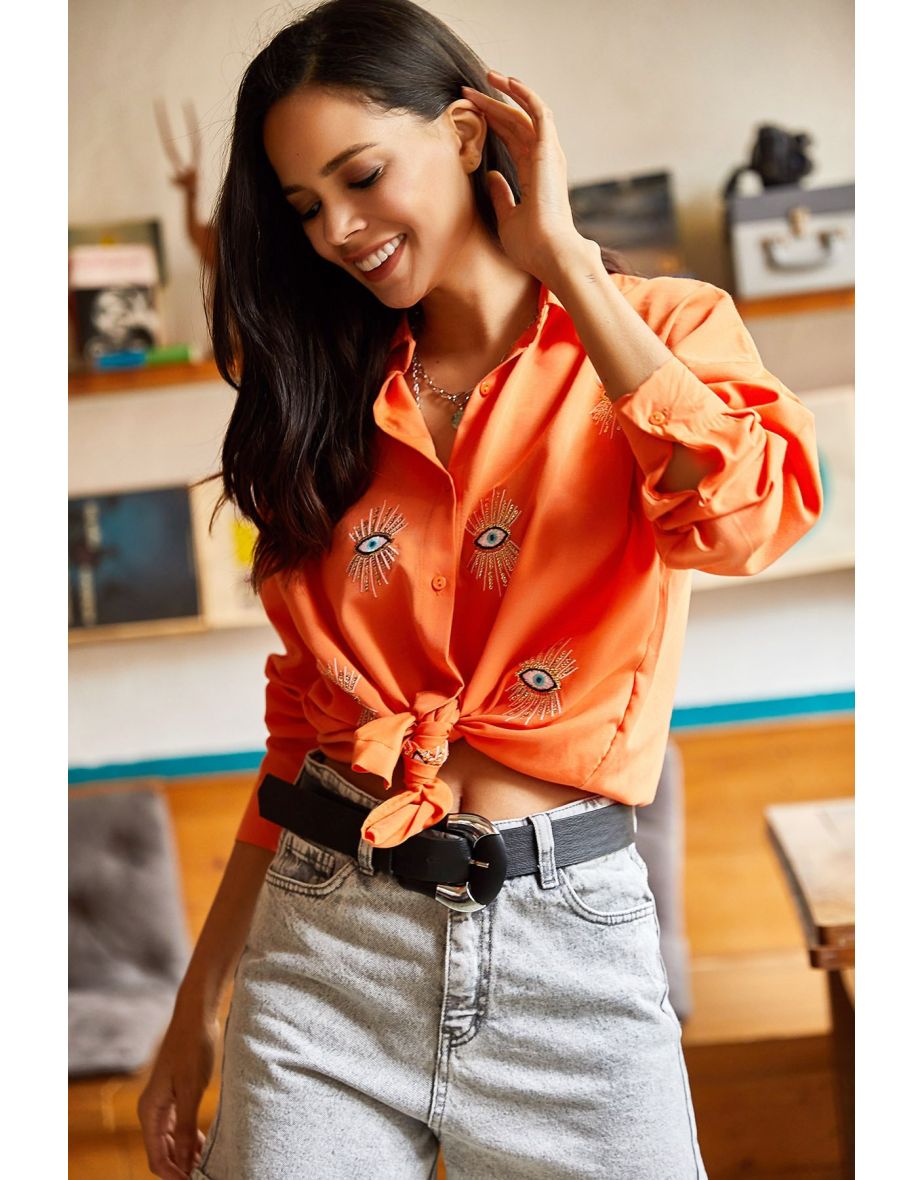 Shirt - Orange - Oversize