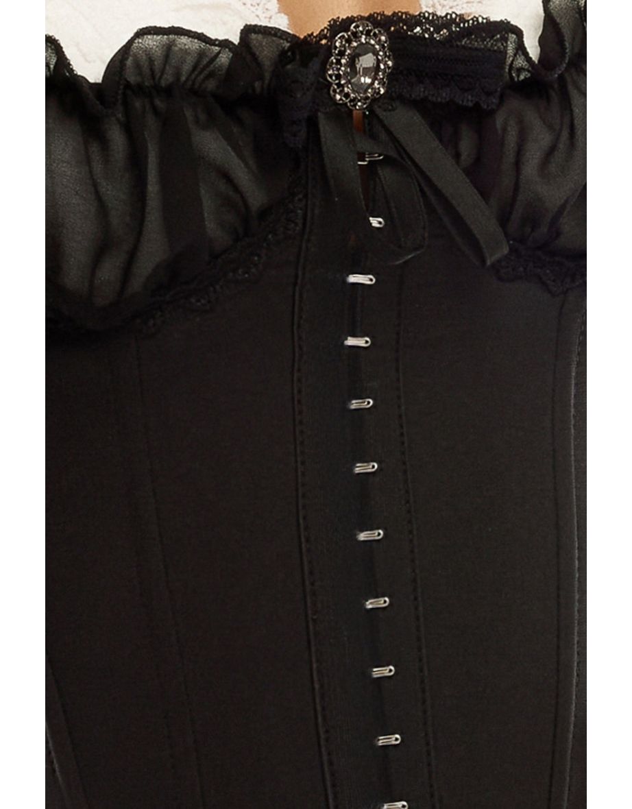 Goddiva Front Fastened Milk Maid Corset - 3