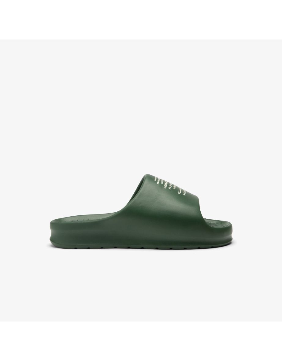 Lacoste sliders green hotsell