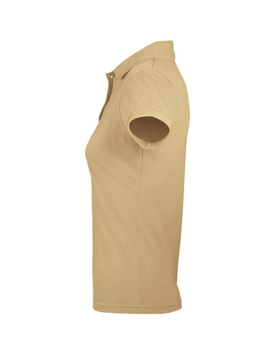 SOLs Womens/Ladies Prime Pique Polo Shirt - Sand - 2