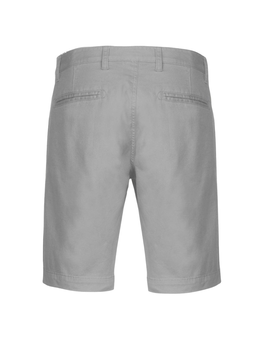 Kariban Mens Chino Bermuda Shorts - Fine Grey - 1