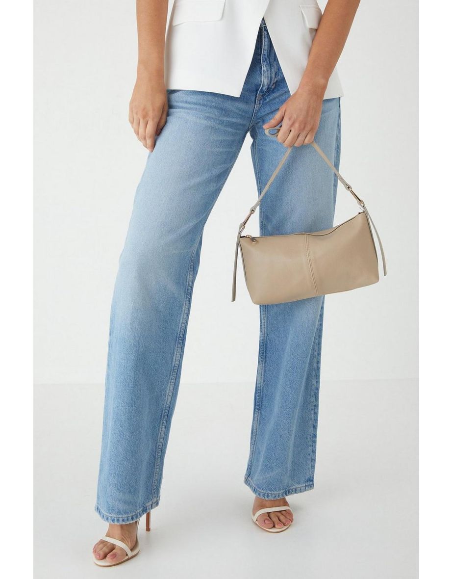 Slouchy Shoulder Faux Leather Bag