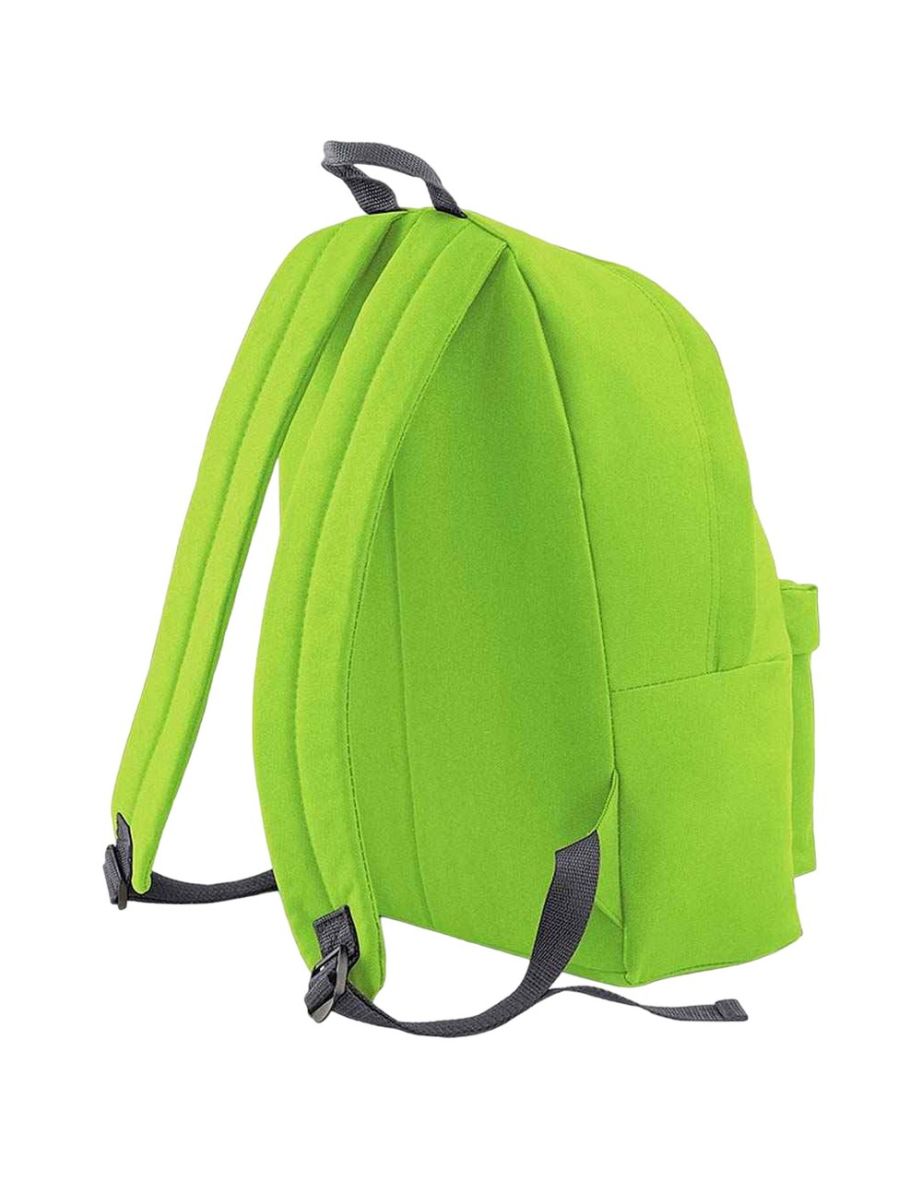 Bagbase Original Plain Backpack - Lime Green/Graphite Grey - 1