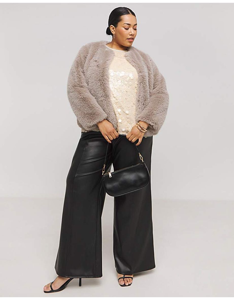 Joanna Hope Sequin Shell Top