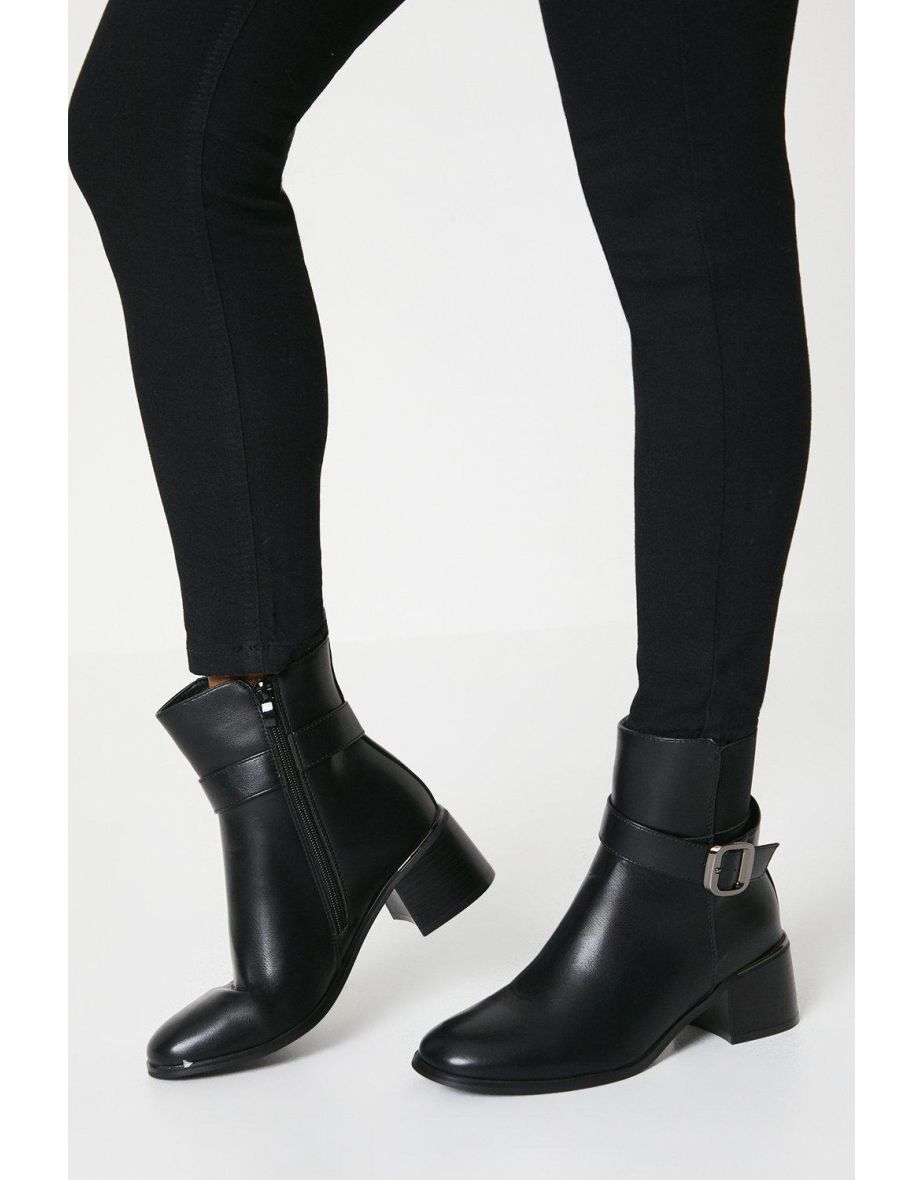 Principles black ankle boots best sale