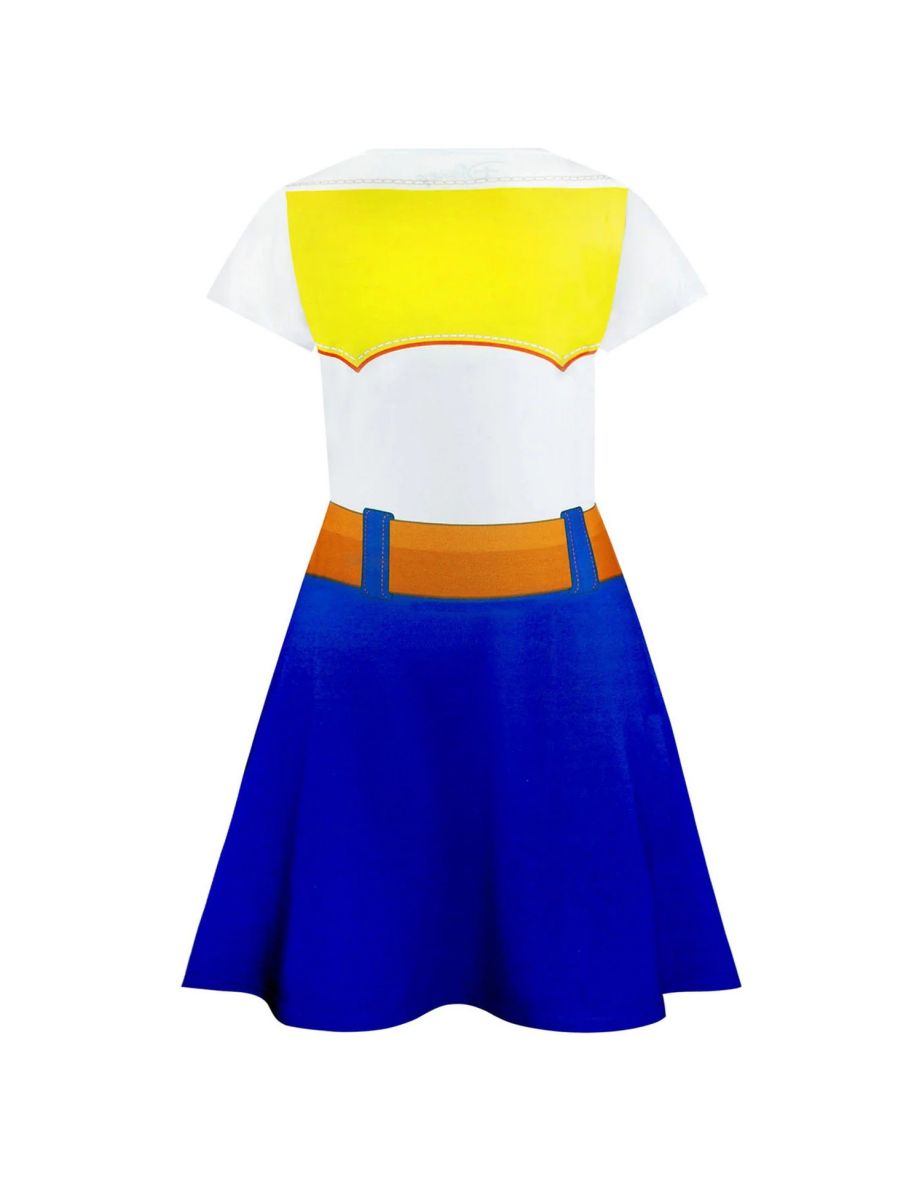 Toy Story Girls Jessie Costume Dress - White/Blue - 1