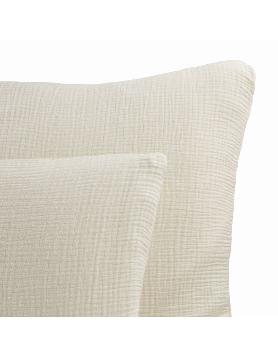 Yafa 100% Organic Cotton Muslin 200 Thread Count Pillowcase - 1